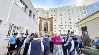 La Mamma dei crotonesi visita i malati dell'ospedale