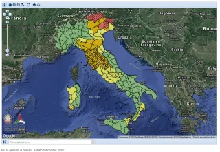 Maltempo, diramata allerta gialla sulla Calabria jonica per sabato 5 dicembre