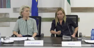 Meloni: "Visita von der Leyen non solo solidarietà per l'Italia, ma responsabilità Ue verso se stessa"