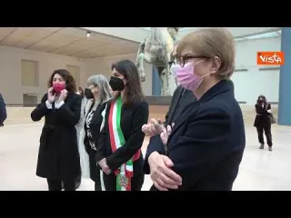 Ricomposta la mano della statua del Colosso di Costantino