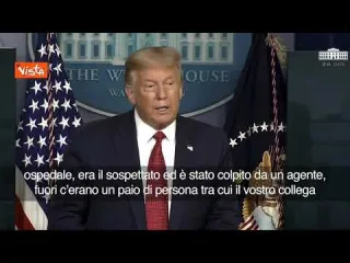 SOTTOTITOLI Spari vicino alla Casa Bianca, Trump: "Grazie ai Servizi Segreti, ottimo lavoro"