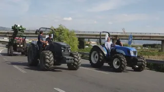 La protesta degli agricoltori si sposta in zona aeroporto di Lamezia Terme