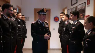 Domizi nella Locride, visita del generale ai carabinieri