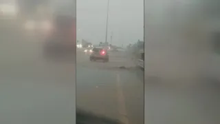 VIDEO | Ciclone nel Mediterraneo, pioggia e vento forte sulla costa jonica calabrese