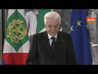 25 aprile, Mattarella: "Furono i sentimenti semplici a muovere la popolazione a resistere"