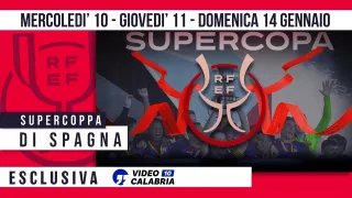Il grande calcio ritorna in esclusiva su Video Calabria con la Supercoppa di Spagna