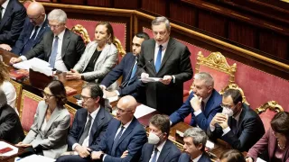 Draghi in Senato: «Se vogliamo restare insieme bisogna ricostruire da capo il patto di fiducia» (VIDEO)
