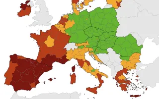 Coronavirus: nella mappa Ue la Calabria diventa zona rossa
