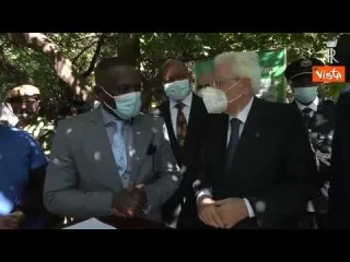 La visita di Mattarella a Livingstone ed alle cascate Vittoria con il Ministro dello Zambia