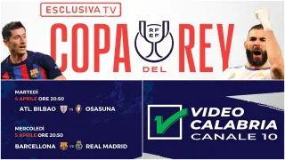 Il grande calcio spagnolo ritorna su Video Calabria: 4 e 5 aprile le semifinali di ritorno di Coppa del Re