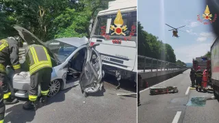 Incidente sulla A2: il bilancio è di un morto e due feriti
