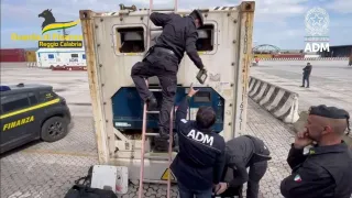 Maxi sequestro di 788 kg cocaina purissima nel porto di Gioia Tauro