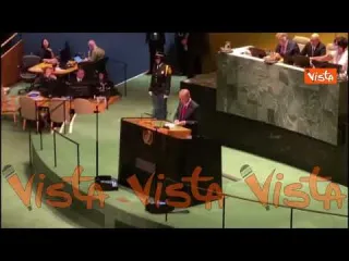 L'arrivo di Erdogan all'assemblea dell'Onu