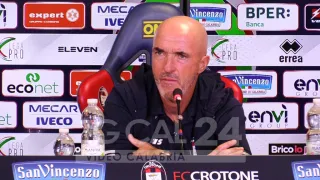 VIDEO | Calcio, Lerda (Fc Crotone): «Arriviamo sereni e consapevoli. Massimo rispetto per il Catanzaro»