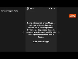 Primo maggio, Fedez: "Non pensavo che mio discorso potesse subire censura politica"