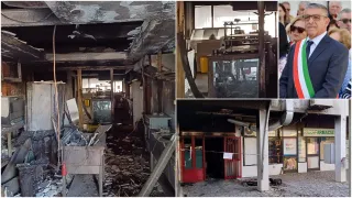 Nuova intimidazione a Marina di Sibari: a fuoco storico bar