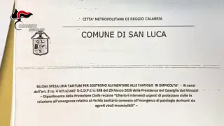 Buoni spesa Covid a soggetti vicini alla 'ndrangheta: 15 denunce a San Luca (VIDEO)