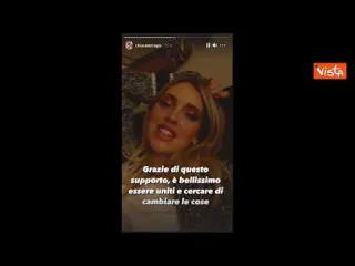 Chiara Ferragni: "Sono fiera di quello che ha fatto Fedez, ha difeso le sue idee"