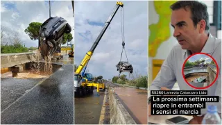 Maltempo, Occhiuto: «La ss 280 dovrebbe riaprire tra una settimana»