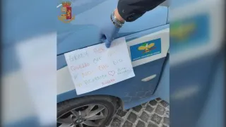 "Grazie per tutto quello che fate per noi": il disegno della piccola Aurora per i poliziotti di Vibo
