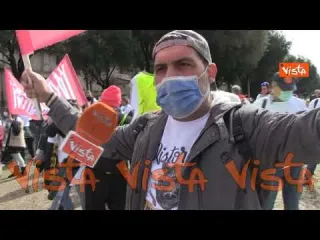 “Ci stanno portando all’esasperazione” le voci della protesta dei lavoratori al Circo Massimo