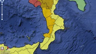 Maltempo: diramata allerta arancione sulla fascia tirrenica e gialla sulla jonica per mercoledì 9 dicembre