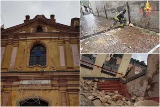 Dasà, fulmine colpisce la Croce della chiesa di Santa Maria della Consolazione