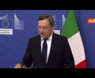 Draghi: "C'è scritto Commissione, ma non mi hanno assunto. Sono Mario Draghi e sono italiano"