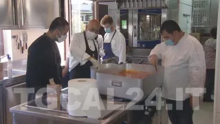 "In campo con gli chef": l'iniziativa benefica della Vibonese si sposta a Catanzaro (VIDEO)