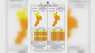 Maltempo, peggiorano le previsioni meteo: diramata allerta arancione in Calabria