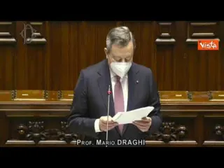 Draghi cita De Gasperi: "A noi onere e onore di preparare l'Italia di domani"