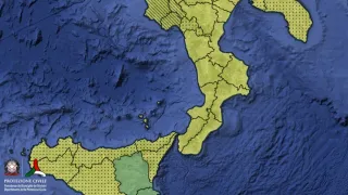 Maltempo in Calabria: prevista allerta meteo gialla per giovedì 9 dicembre