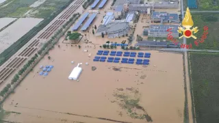 FOTO | Maltempo nel Lametino: le immagini del territorio dall'alto