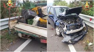 Incidente stradale a Lamezia Terme: feriti i due conducenti