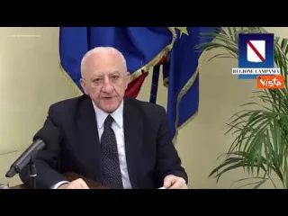 De Luca: "Campania zona rossa, ancora piccole irresponsabilità, dobbiamo stare attenti"