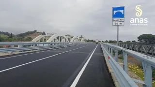 Aperto al traffico il nuovo ponte sul torrente Assi a Monasterace