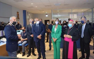 Catanzaro, il capo della Polizia inaugura la nuova sala operativa della Questura