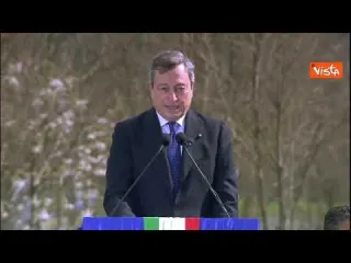 Draghi: "Bosco Bergamo simbolo dolore tutta Italia"