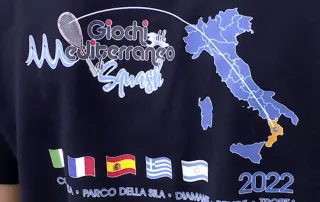 A Rende cinque Paesi si confrontano nei Giochi del Mediterraneo di squash