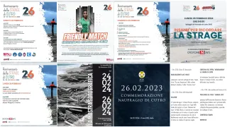 Un anno dal naufragio di Cutro: gli appuntamenti in programma (GRAFICHE)