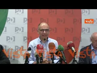 Letta: Paese paga prezzo caro per caduta Governo Draghi