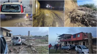 Notte da incubo tra Catanzaro e Crotone. Polemiche sull'allerta meteo: era gialla (FOTO)