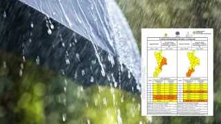Maltempo: prevista allerta arancione e gialla in Calabria anche per domenica 27 novembre