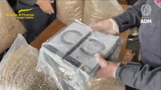 Sequestrata oltre una tonnellata di cocaina al porto di Gioia Tauro