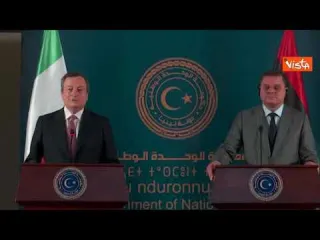 Italia-Libia, Draghi a Tripoli: "C'è voglia di futuro e di ripartire in fretta"