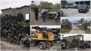 Scoperta autodemolitore abusivo: sequestrati 200 veicoli (FOTO)