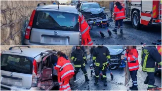 Incidente stradale a Catanzaro, quattro feriti di cui uno grave