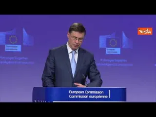 Stretta Ue su export vaccini, Dombrovskis: "Europa primo esportatore, nessuno fa quanto noi"