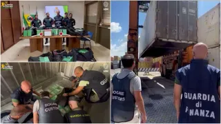Maxi sequestro di quasi 300kg di cocaina al porto di Gioia Tauro