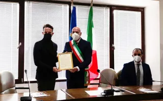 Encomio solenne per il campione italiano dei pesi Welter Tobia Loriga